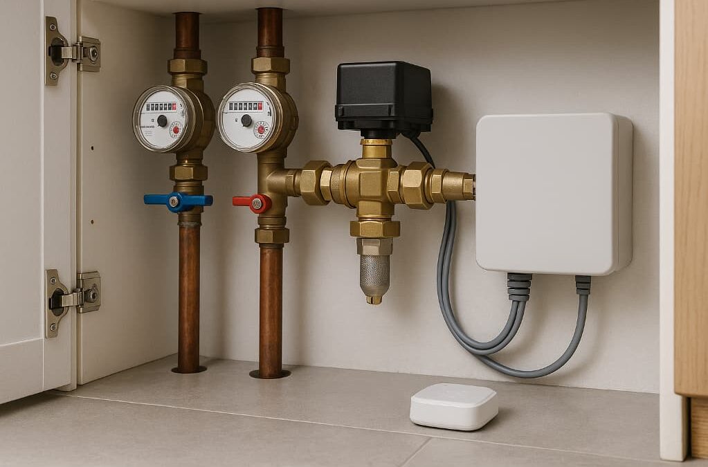 Czujniki zalania z elektrozaworem