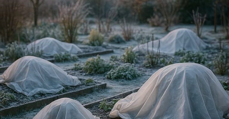 Jak chronić ogród przed przymrozkami